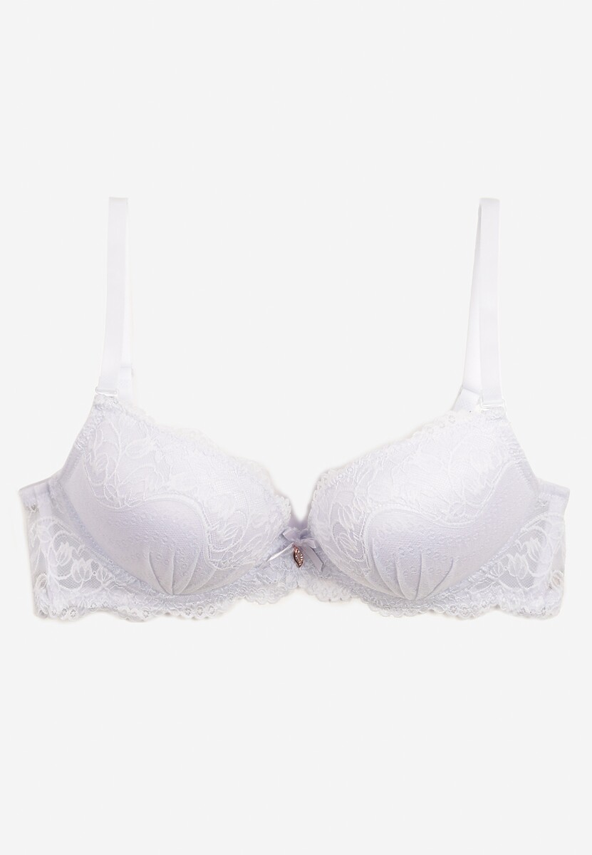 Sutien Push-Up Alb Din Dantelă Felagia 1