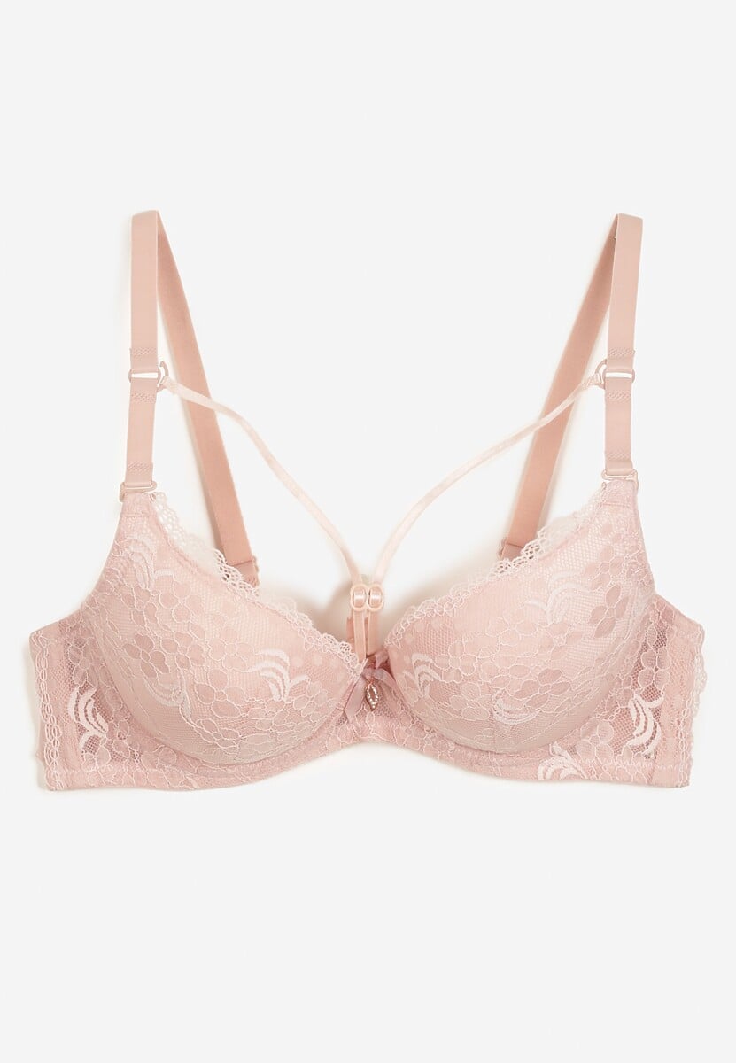 Sutien Full Cup Roz Tămălie cu Dantelă Tinallore 2