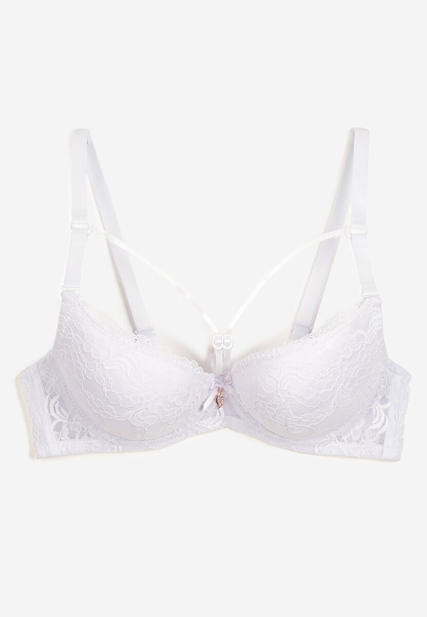 Sutien Alb Full Cup cu Dantelă Tinallore 2