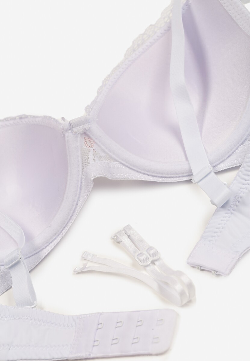 Sutien Alb Full Cup cu Dantelă Tinallore 3