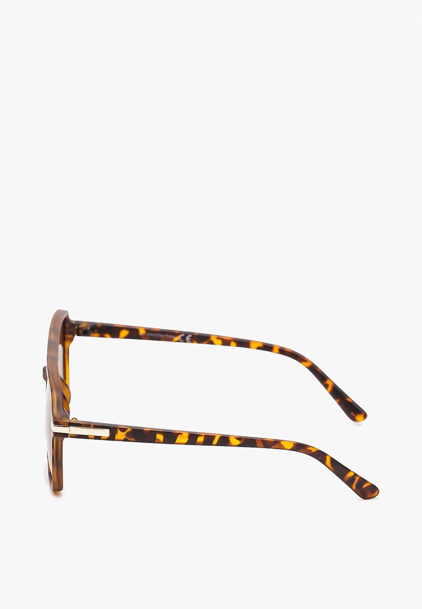 Ochelari de soare aviator maro cu filtru UV Aretaie 2
