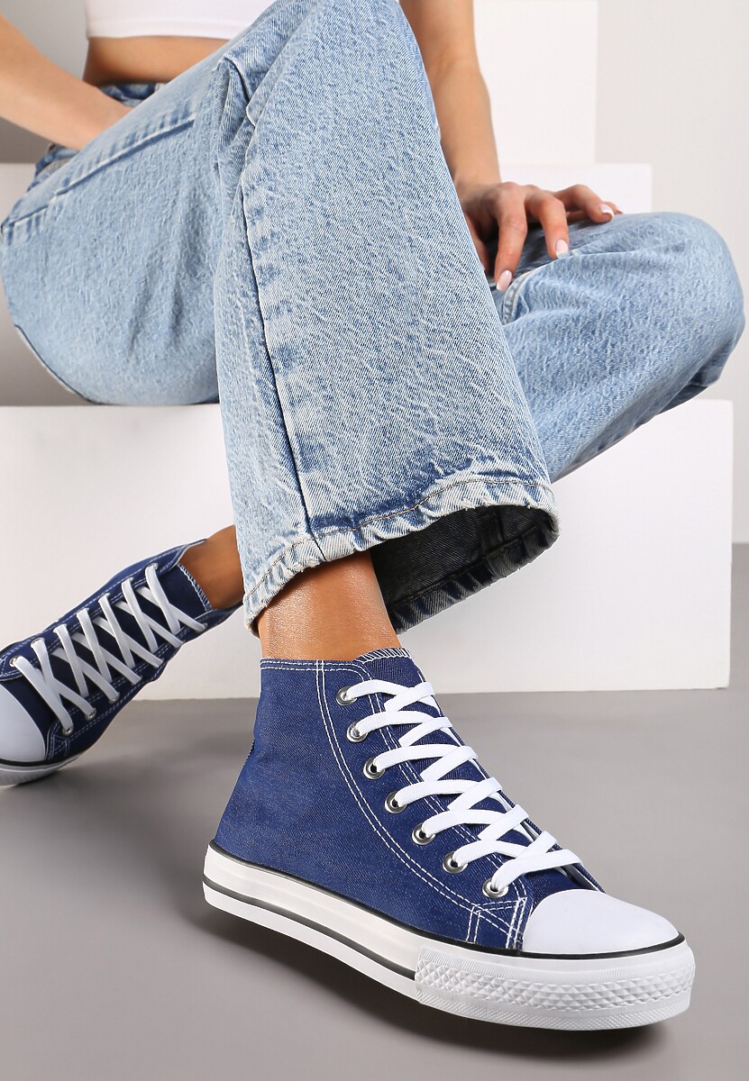 Bleumarin Casual cu Siret Ghete Irma 3