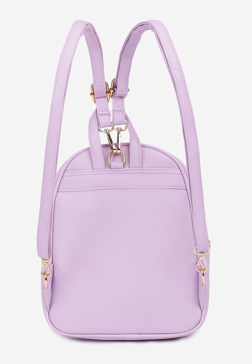 Rucsac Violet Deschis Cu Barete Reglabile Și Fermoare Nelsey 2