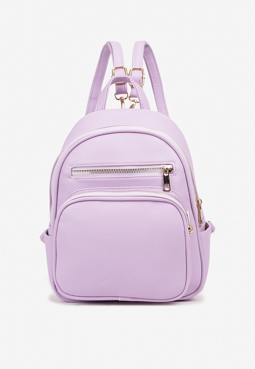 Rucsac Violet cu Fermoar Finisat cu Barete Reglabile Detașabile Nelda 1