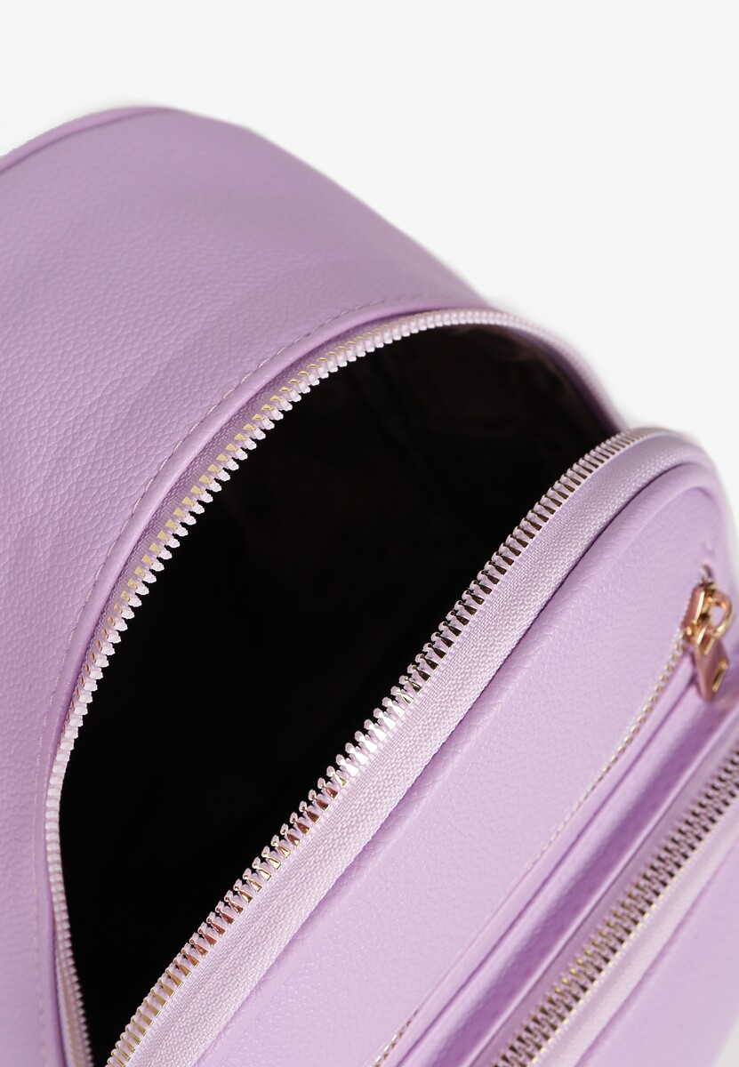 Rucsac Violet cu Fermoar Finisat cu Barete Reglabile Detașabile Nelda 3