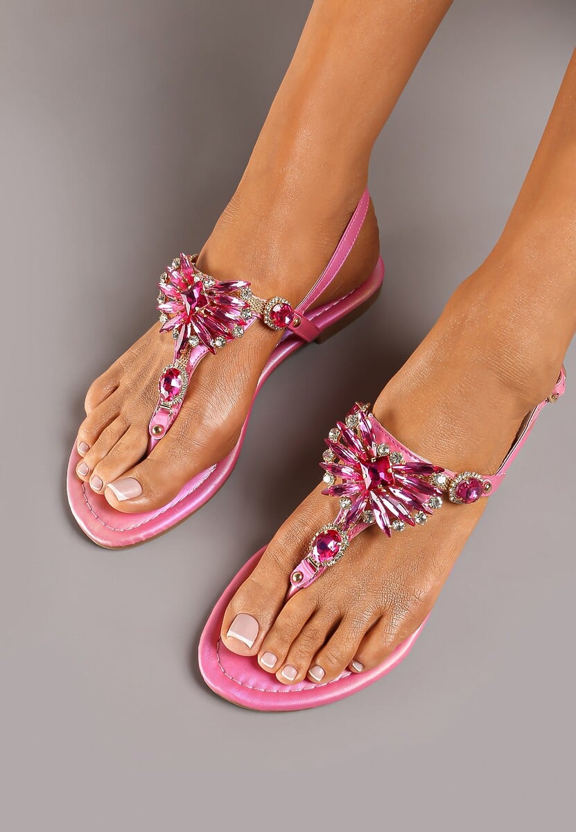 Sandale fucsia 2