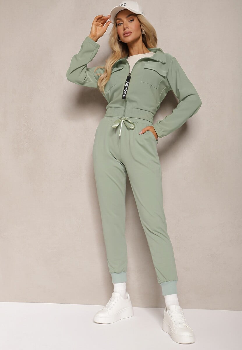 Pantaloni Verde deschis 1