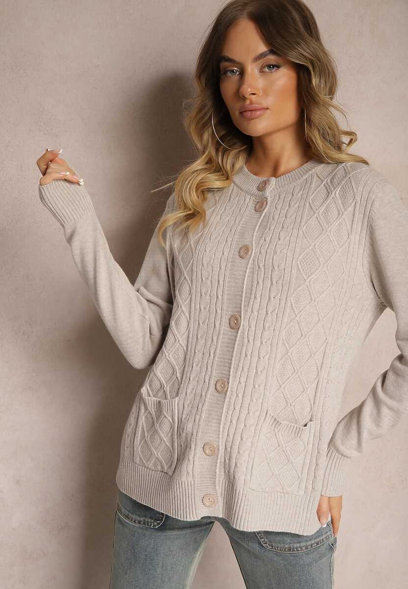 Cardigan Bej 2