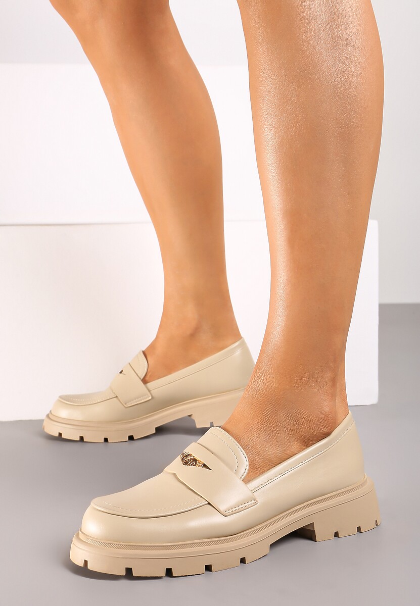 Mocasini bej 2