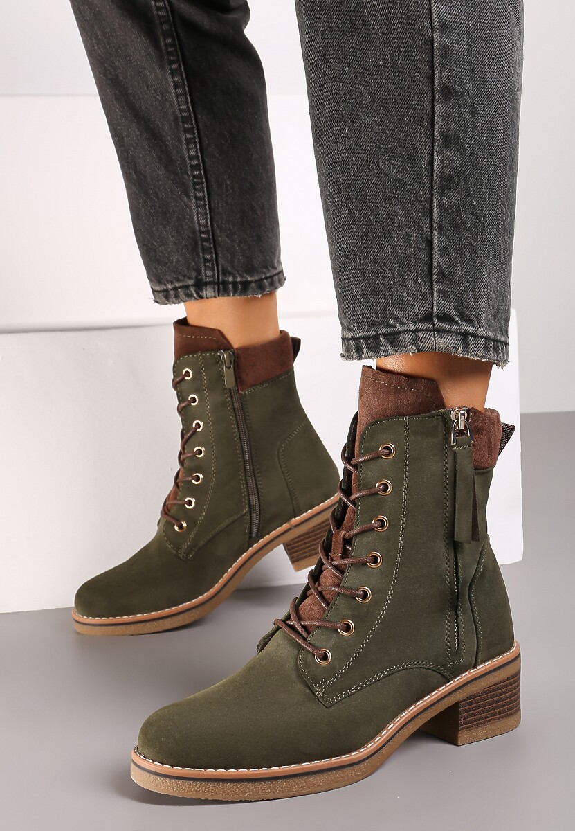 Botine Verde închis 2
