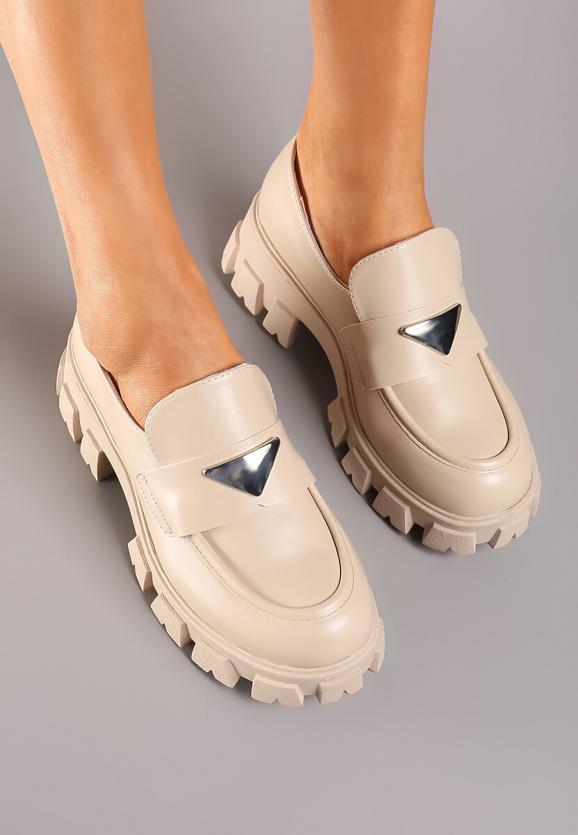 Mocasini Arselena Bej 3
