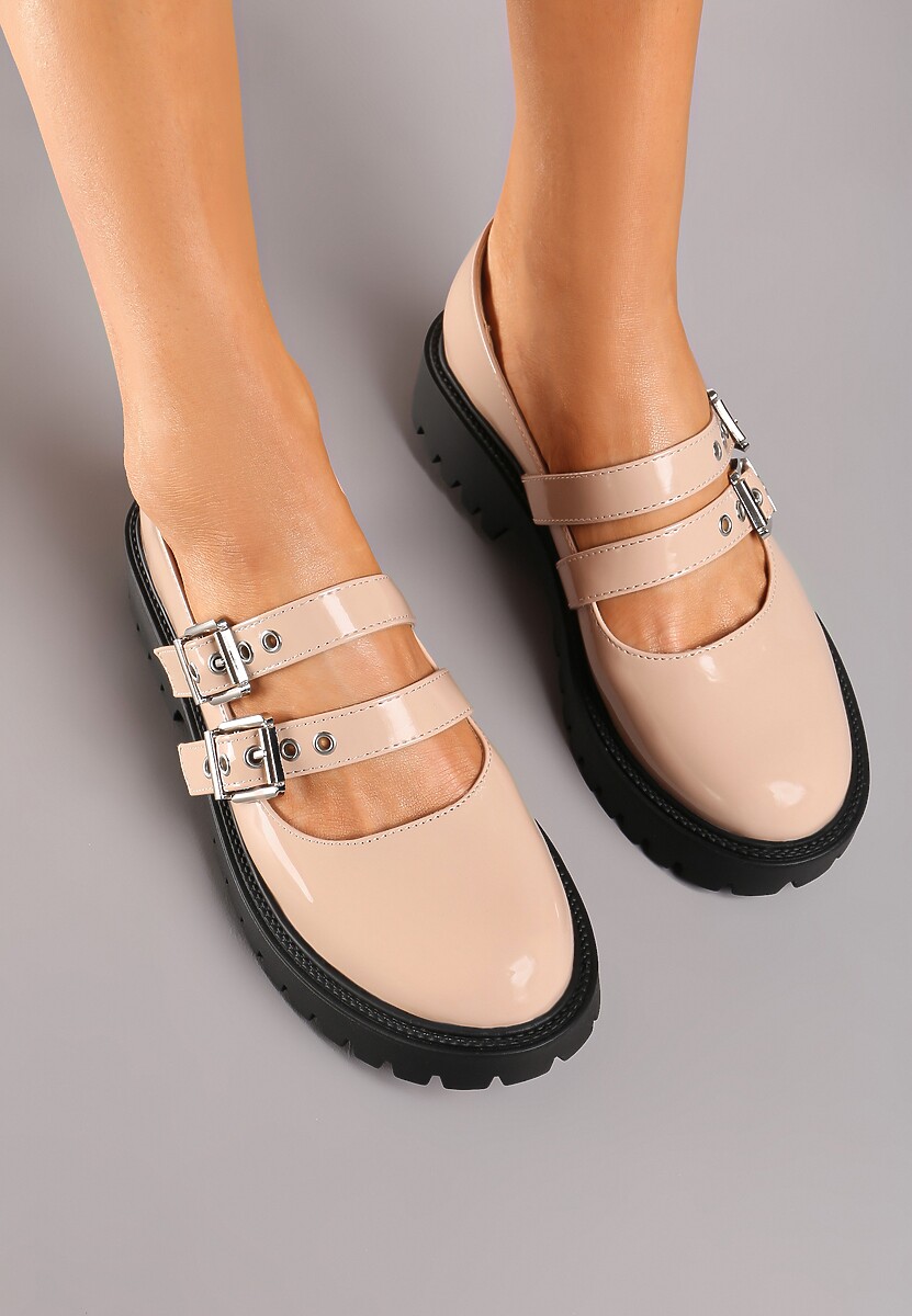 Pantofi casual bej 3