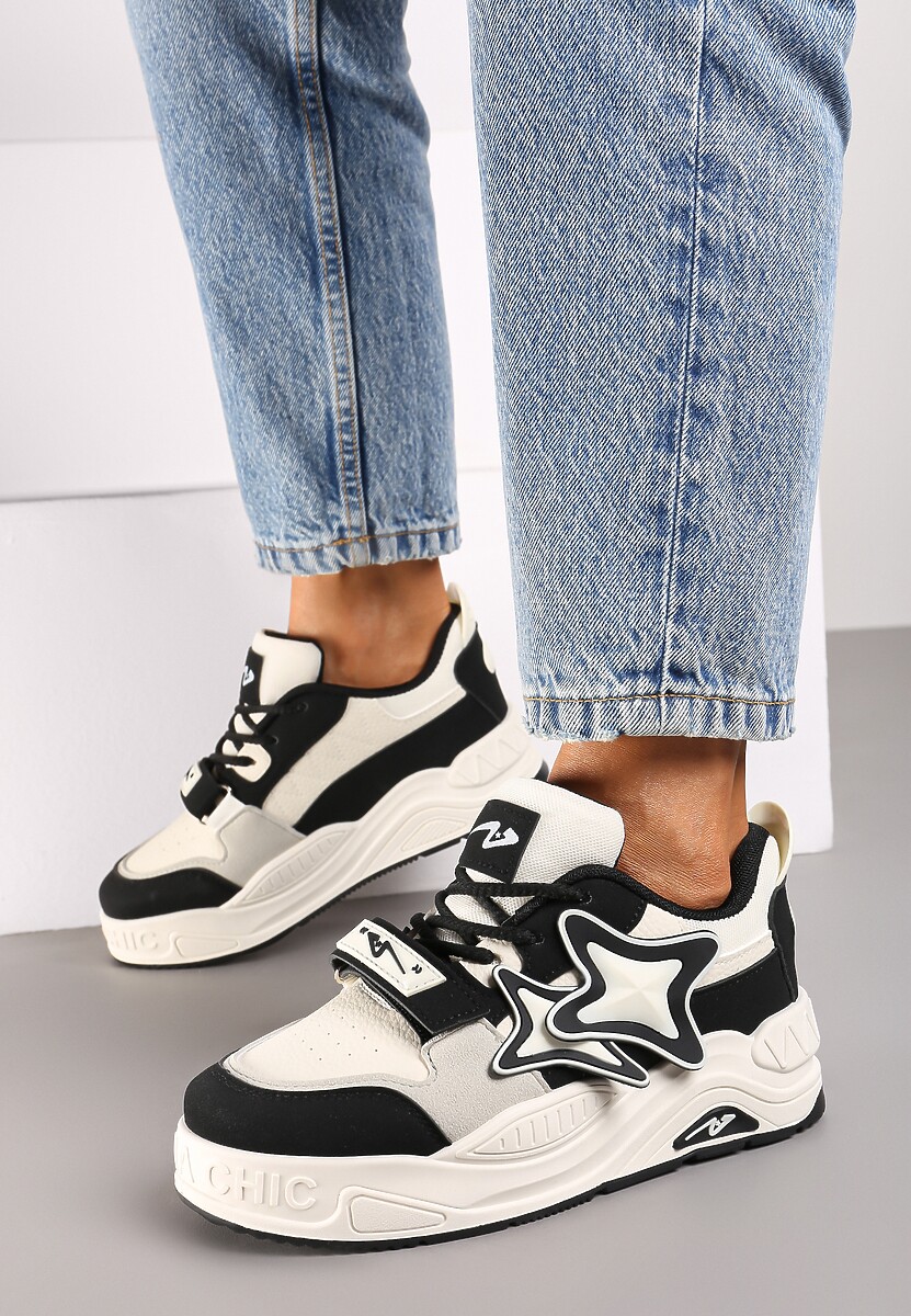 Sneakers Bej cu negru 3