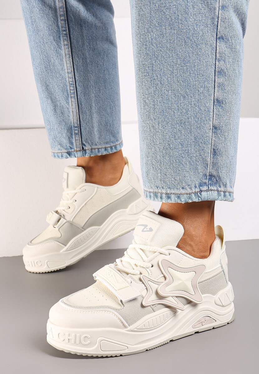 Sneakers Bej cu gri 1