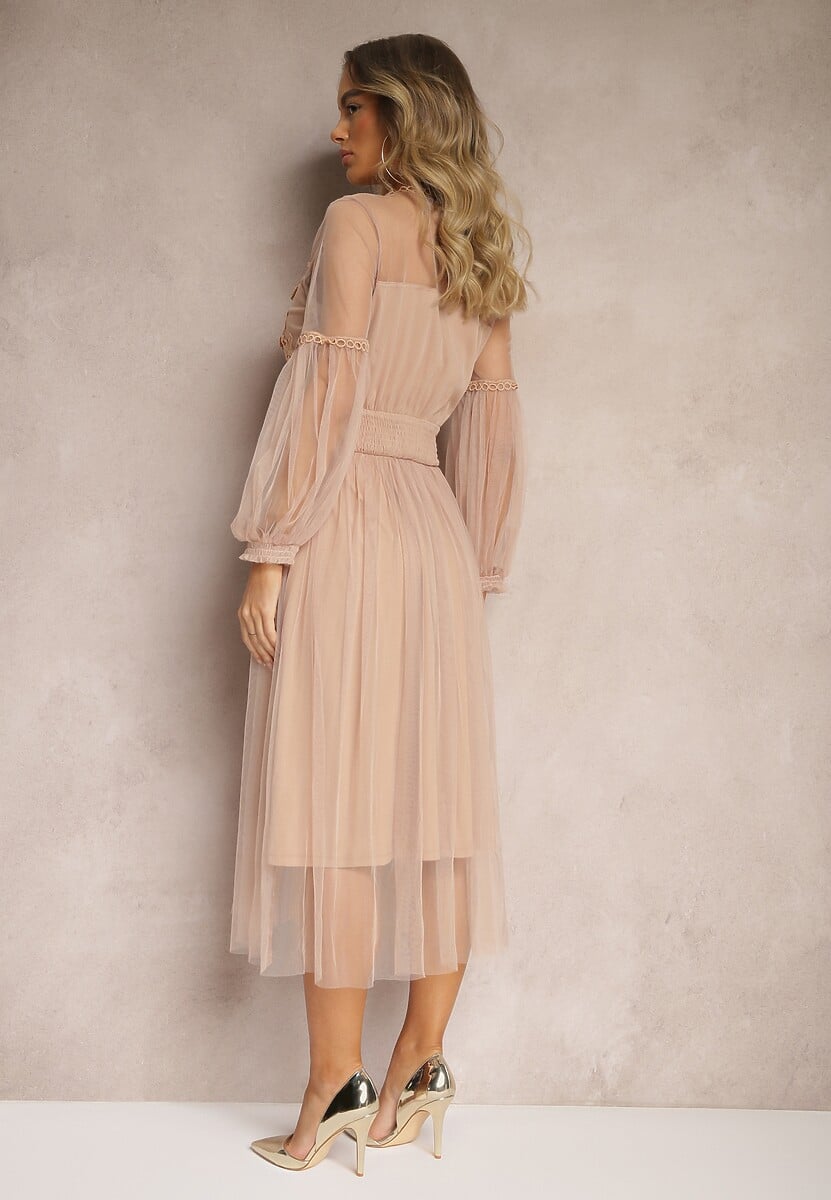 Rochie Bej închis 3