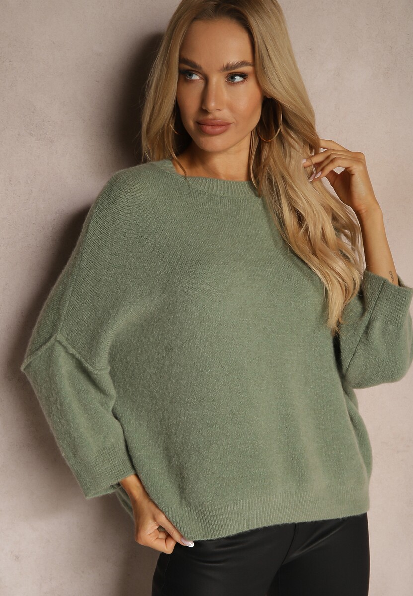 Pulover Verde închis 2