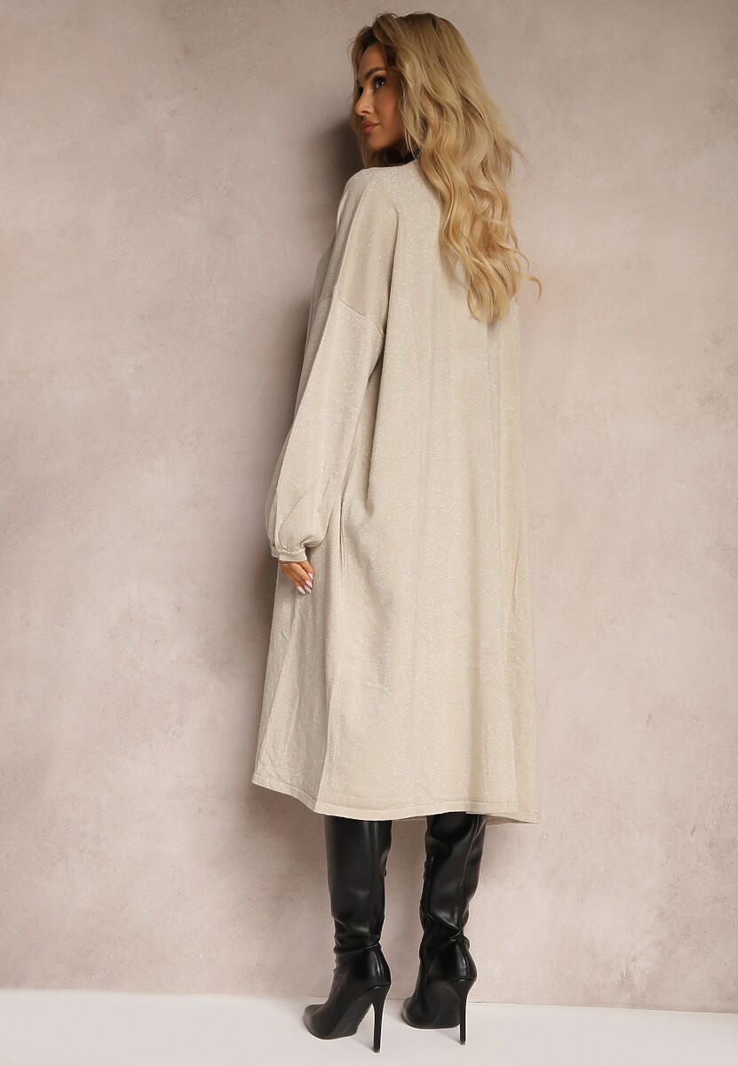 Cardigan Arkaria Bej 3