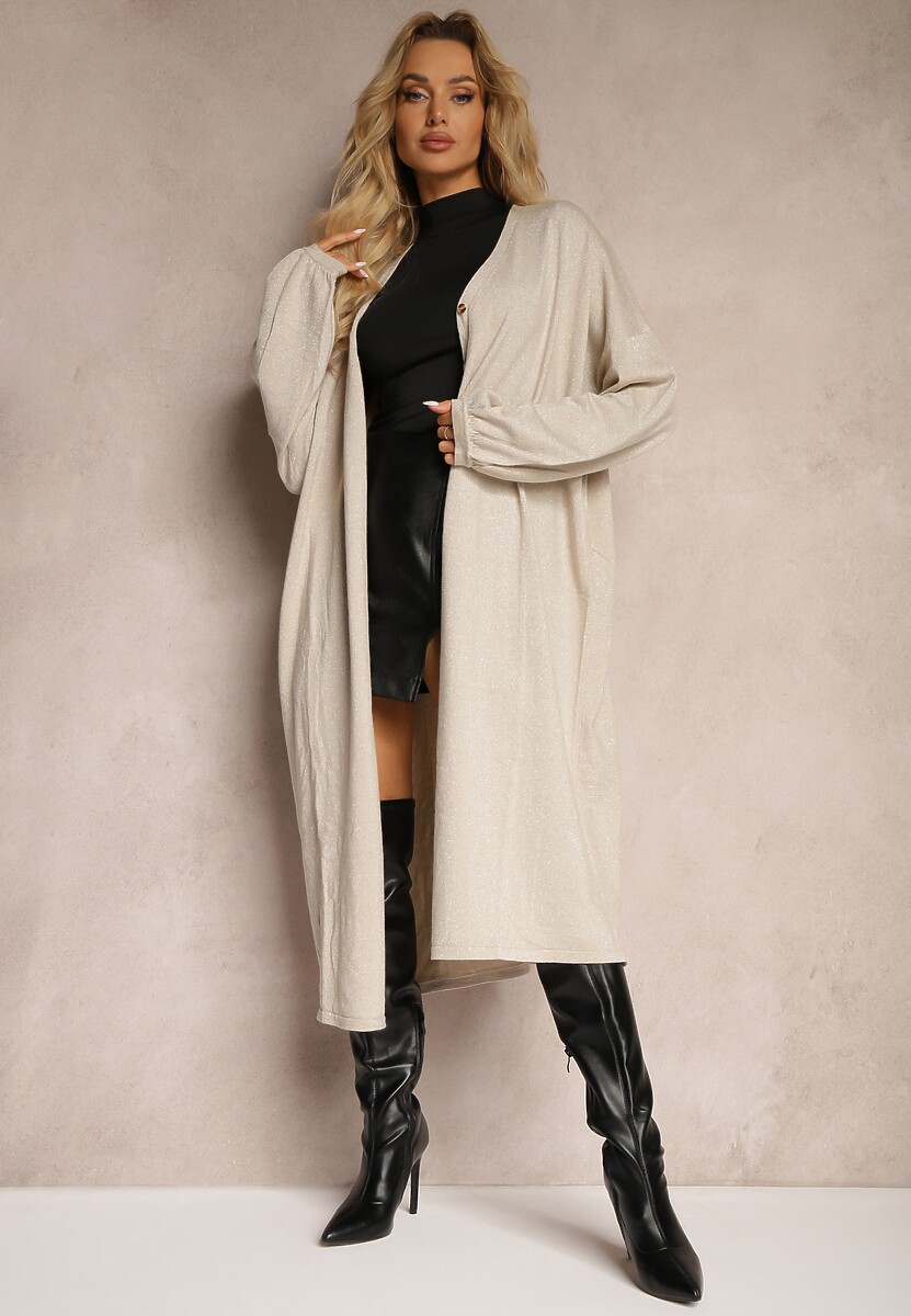 Cardigan Arkaria Bej 1