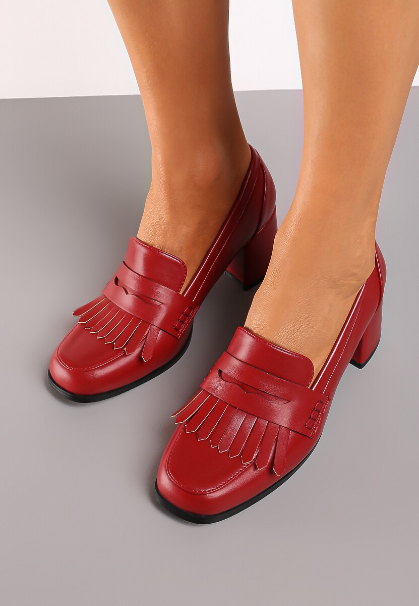Pantofi casual Erisannea Bordo 3