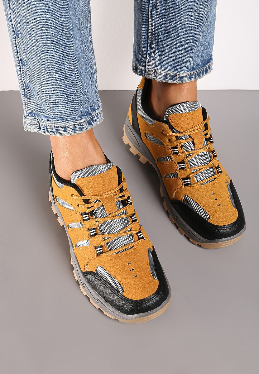 Brązowe Buty Sportowe w Trekkingowym Stylu Zaiss 3