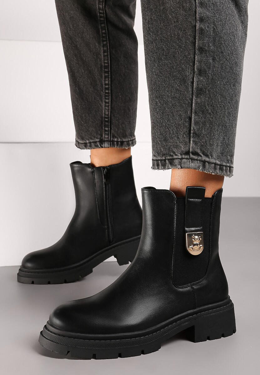 Botine Saithra Negre 1