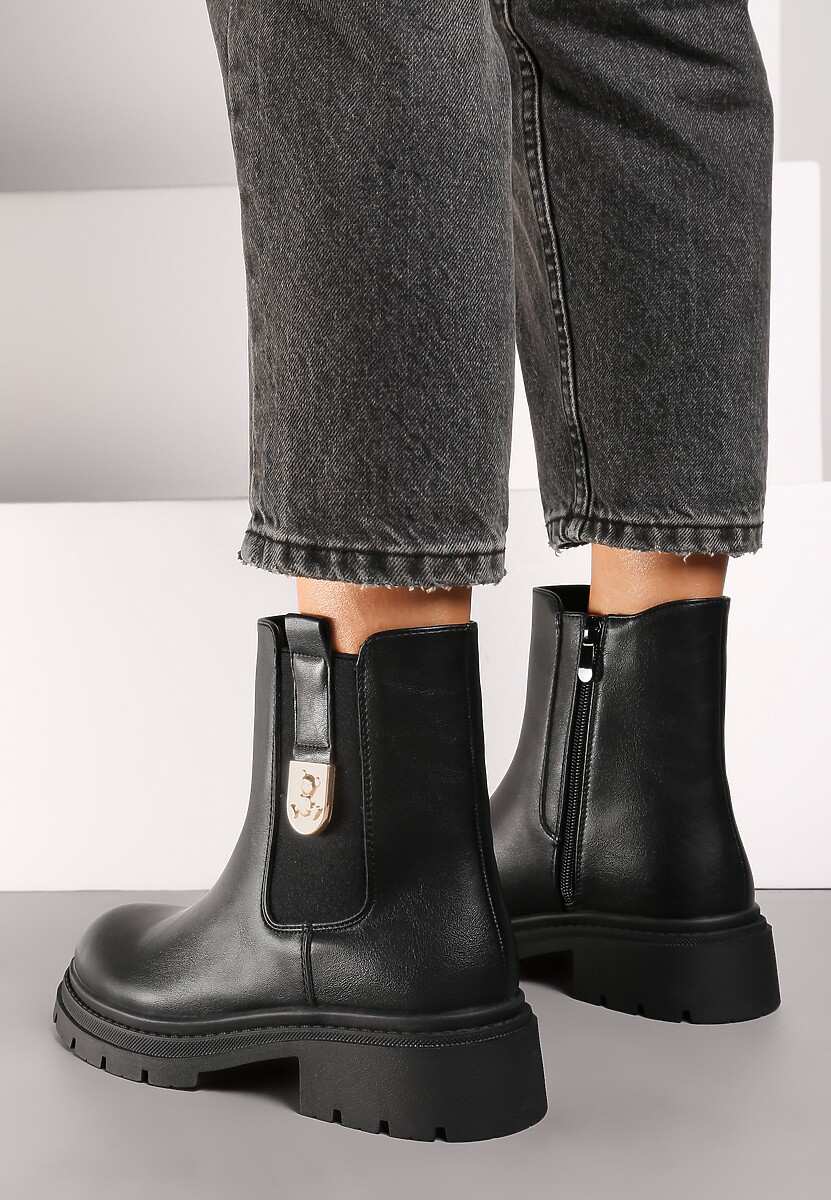 Botine Saithra Negre 3