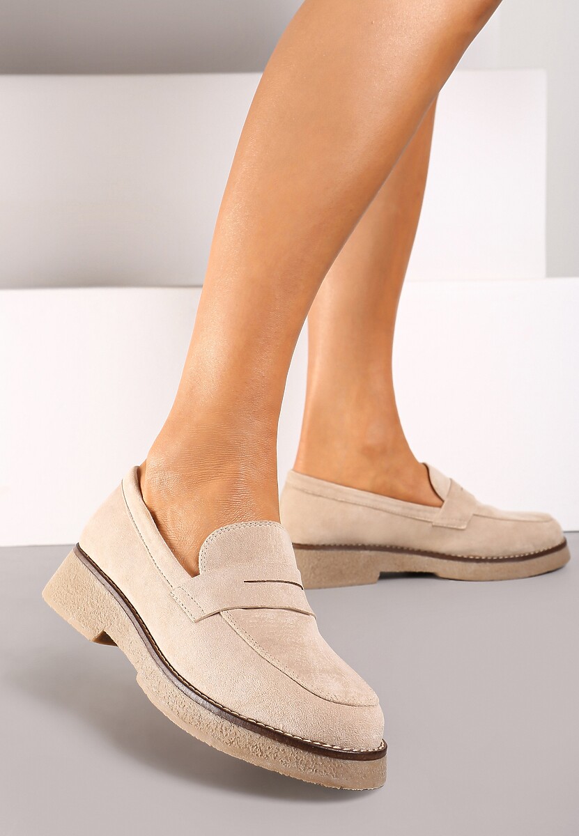 Mocasini Belirra Bej 2
