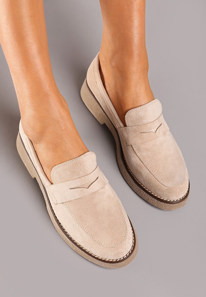 Mocasini Belirra Bej 3