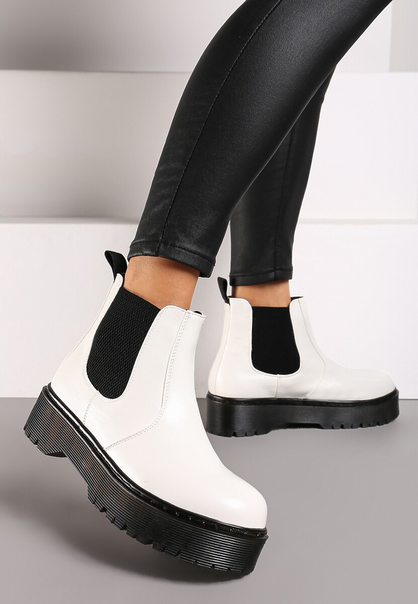 Botine Dailese Albe 1