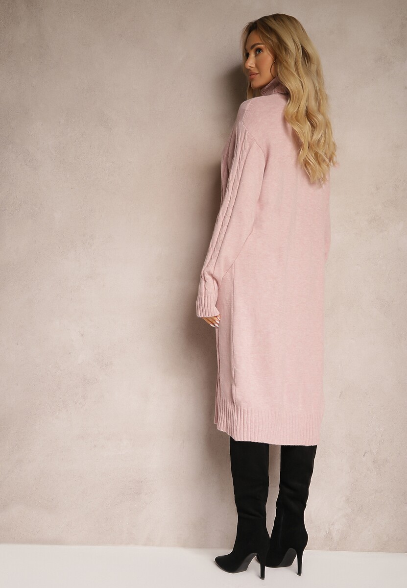 Rochie Terevon Roz deschis 3