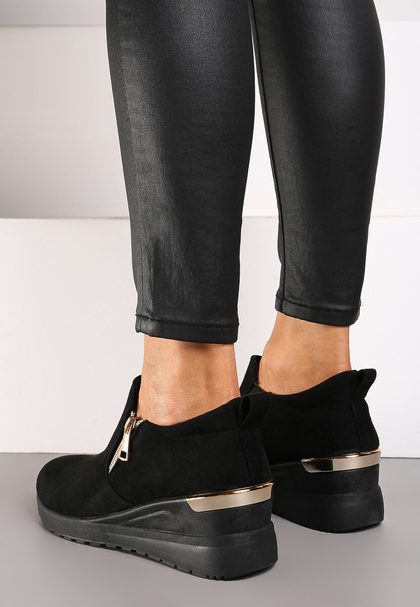Sneakers Daivira Negru cu argintiu 3
