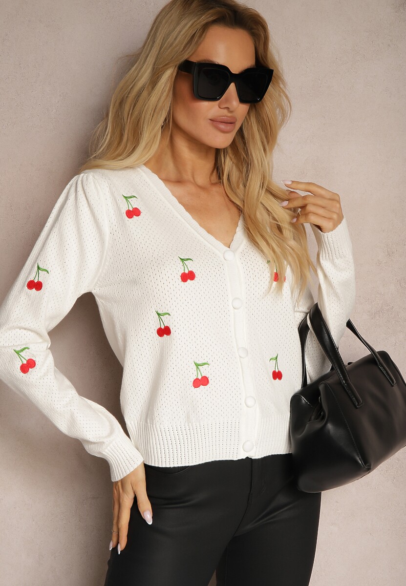 Cardigan Nirinia Alb 2