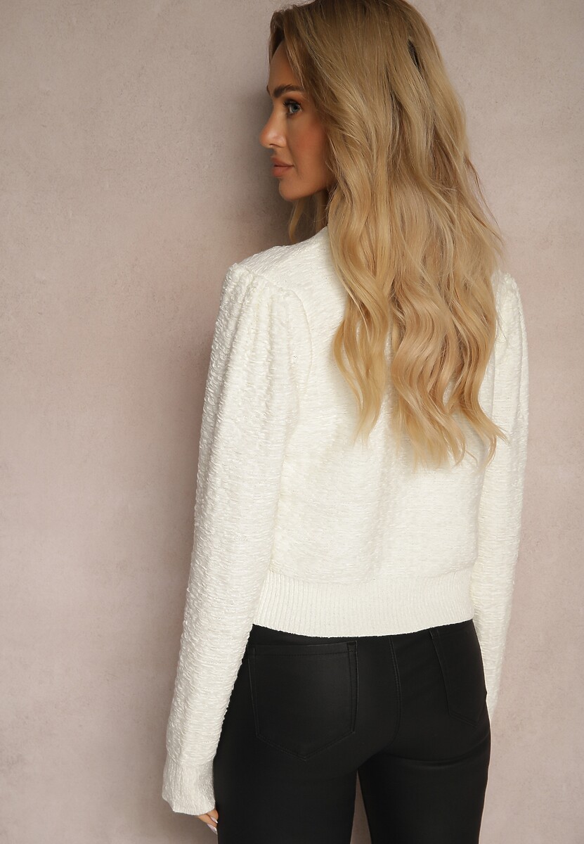 Cardigan Niralea Alb 3