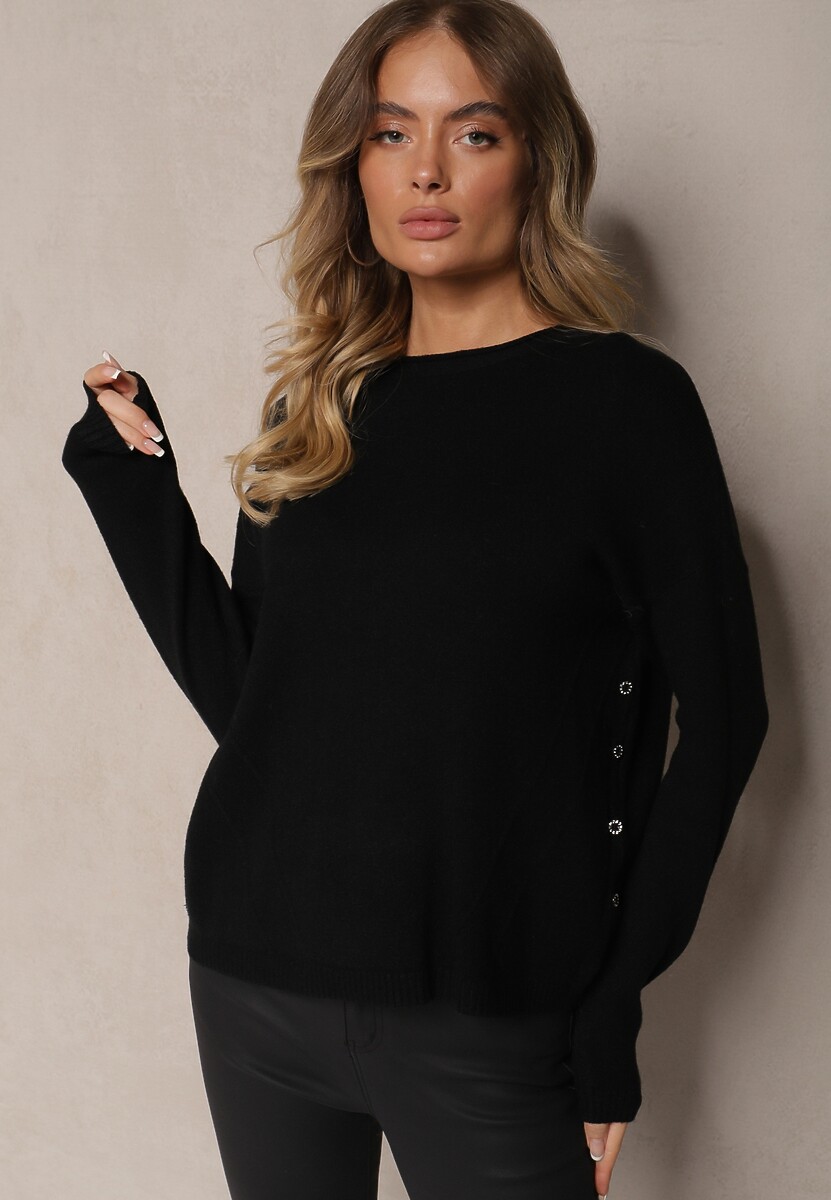 Pulover Rerige Negru 1