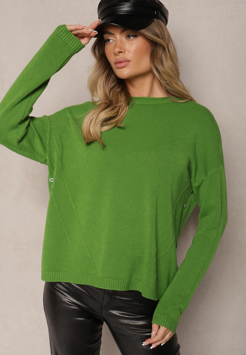 Pulover Rerige Verde 1