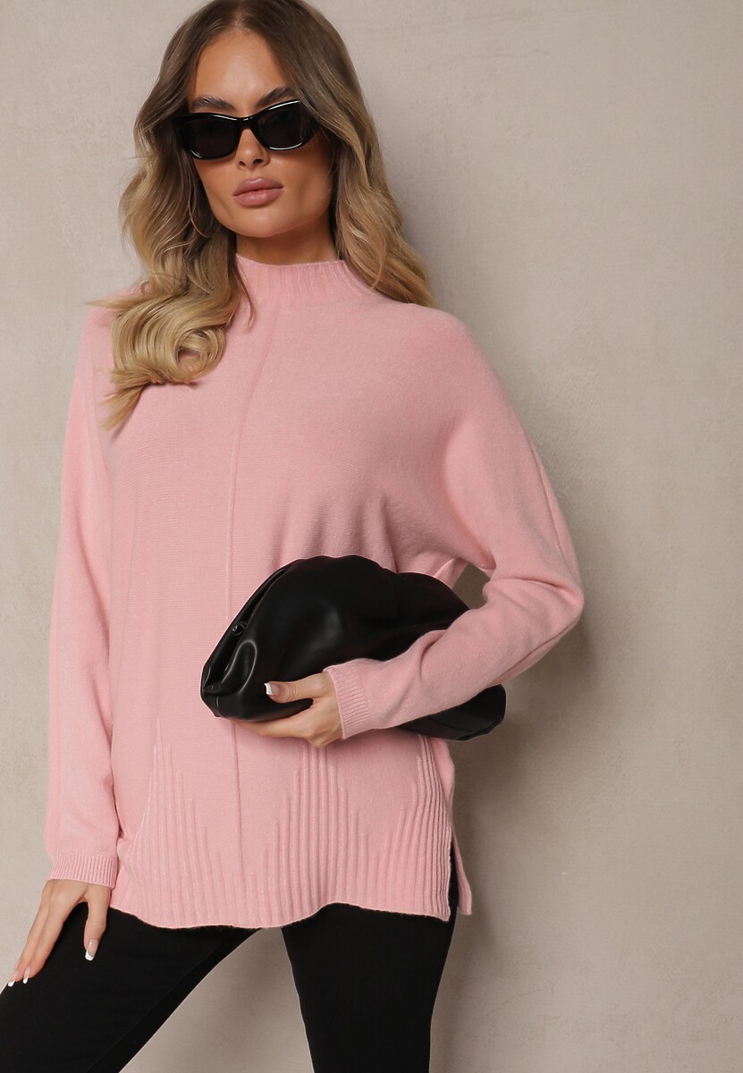 Pulover Rerilla Roz deschis 2
