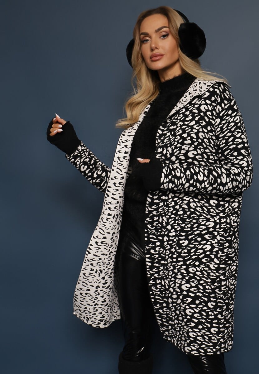 Cardigan Riaverna Negru cu alb 1