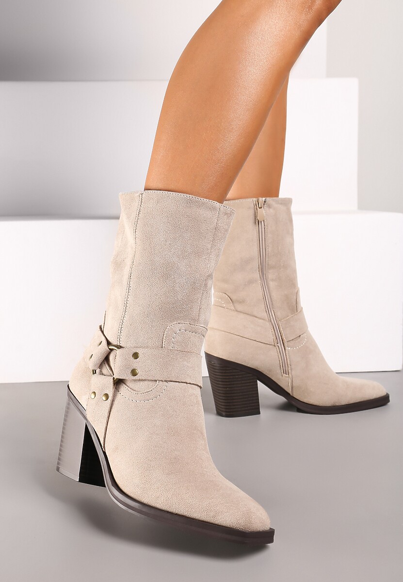 Botine Miavella Bej 1
