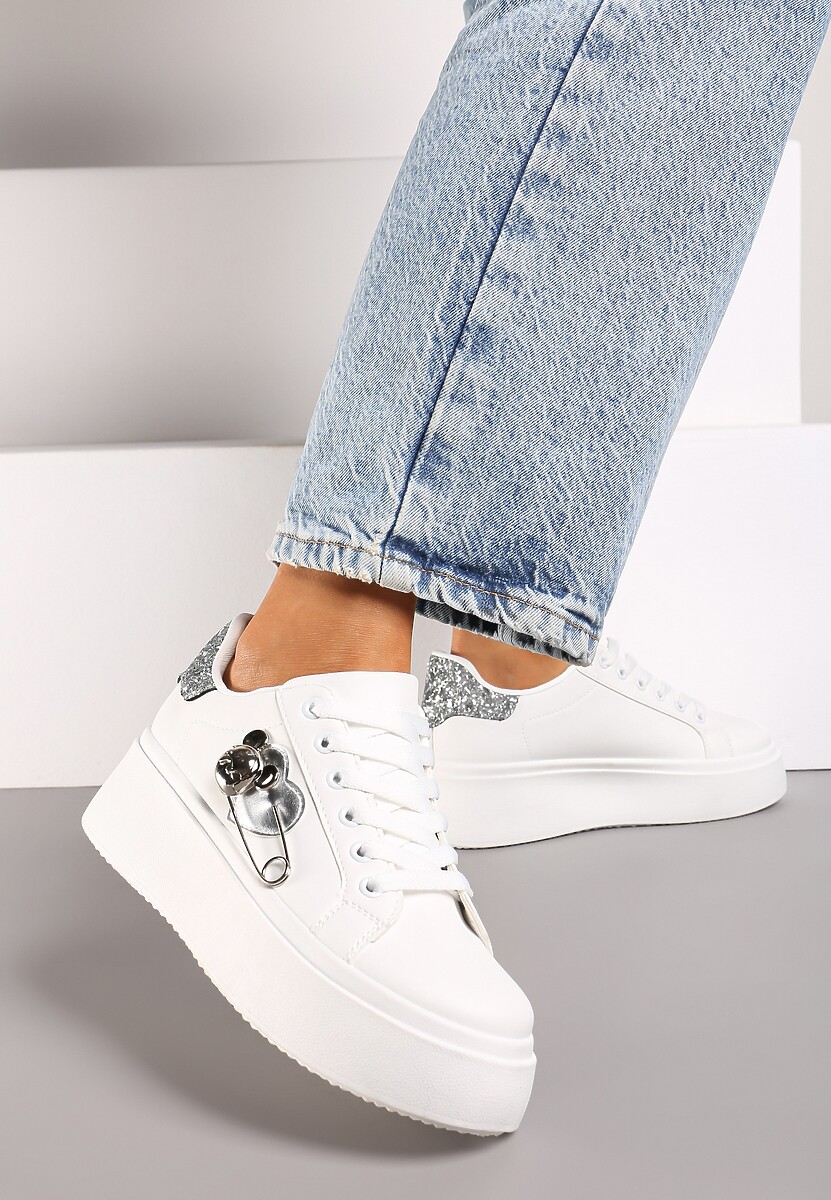 Sneakers Riathria Argintii 2