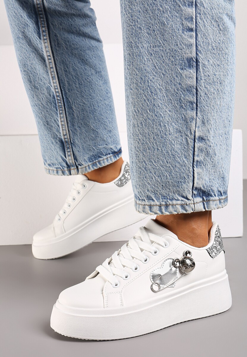 Sneakers Riathria Argintii 3