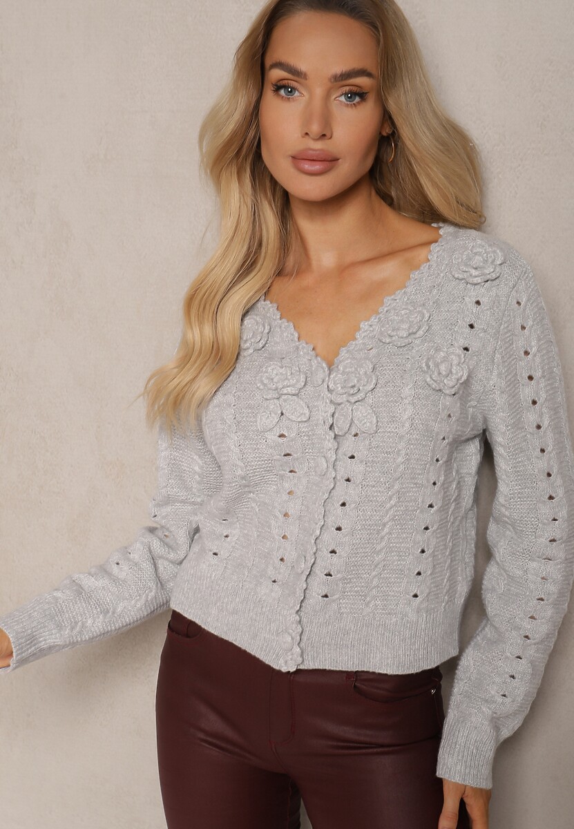 Cardigan Vaimina Gri 1