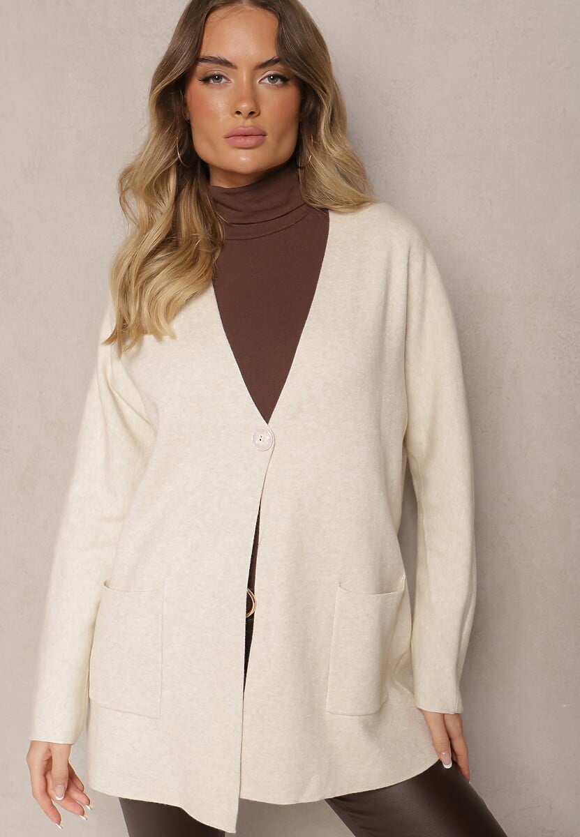 Cardigan Ciamellea Bej deschis 1