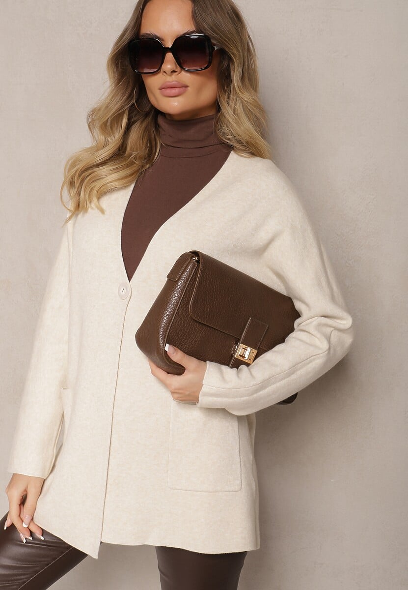 Cardigan Ciamellea Bej deschis 2