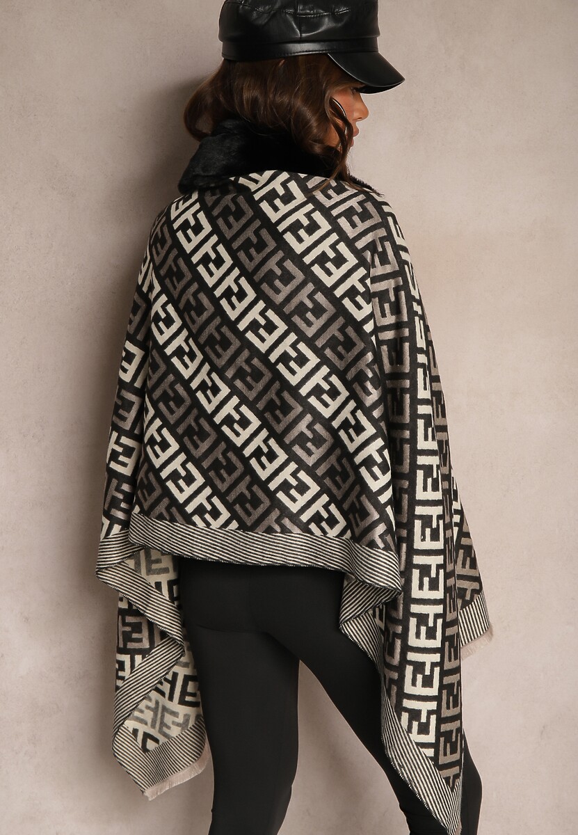 Poncho Miavira Negru 3