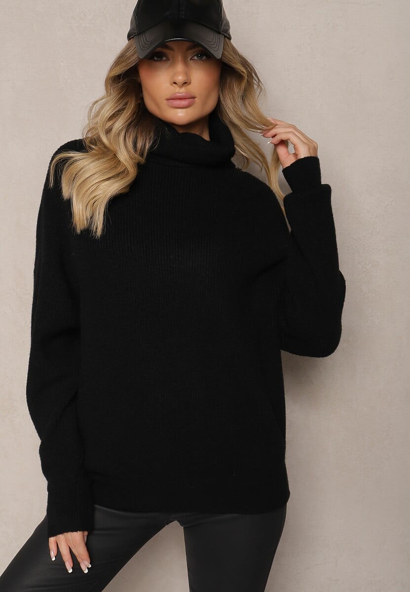 Pulover pe gât Azivara Negru 1