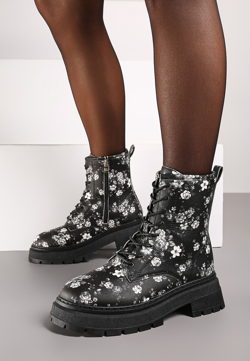 Botine Daitara Negru cu alb 1