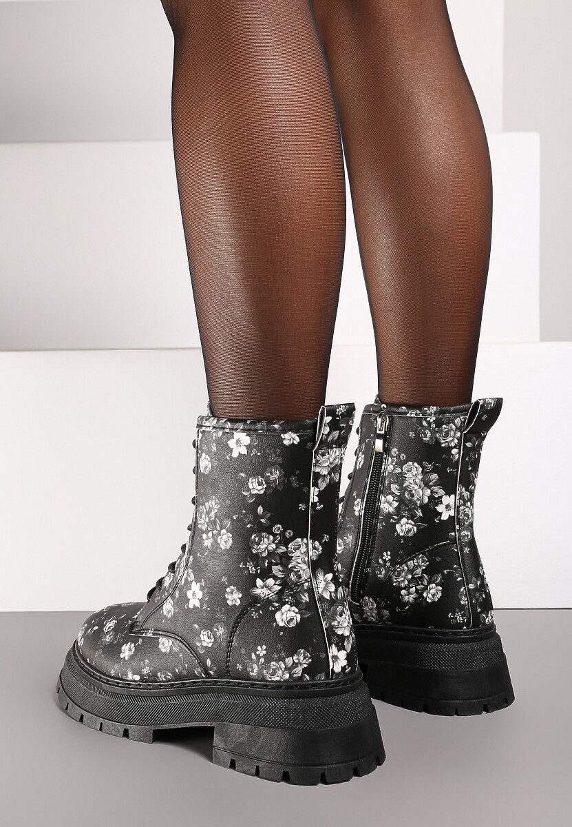 Botine Daitara Negru cu alb 3
