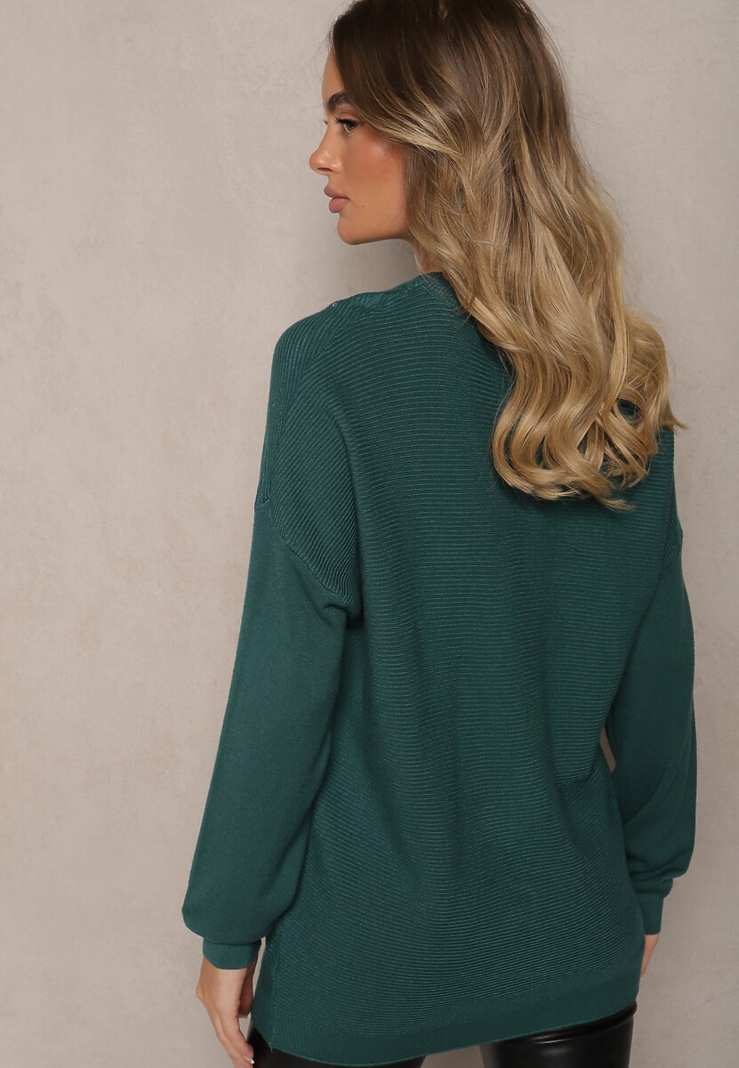 Pulover Riathalia Verde închis 3