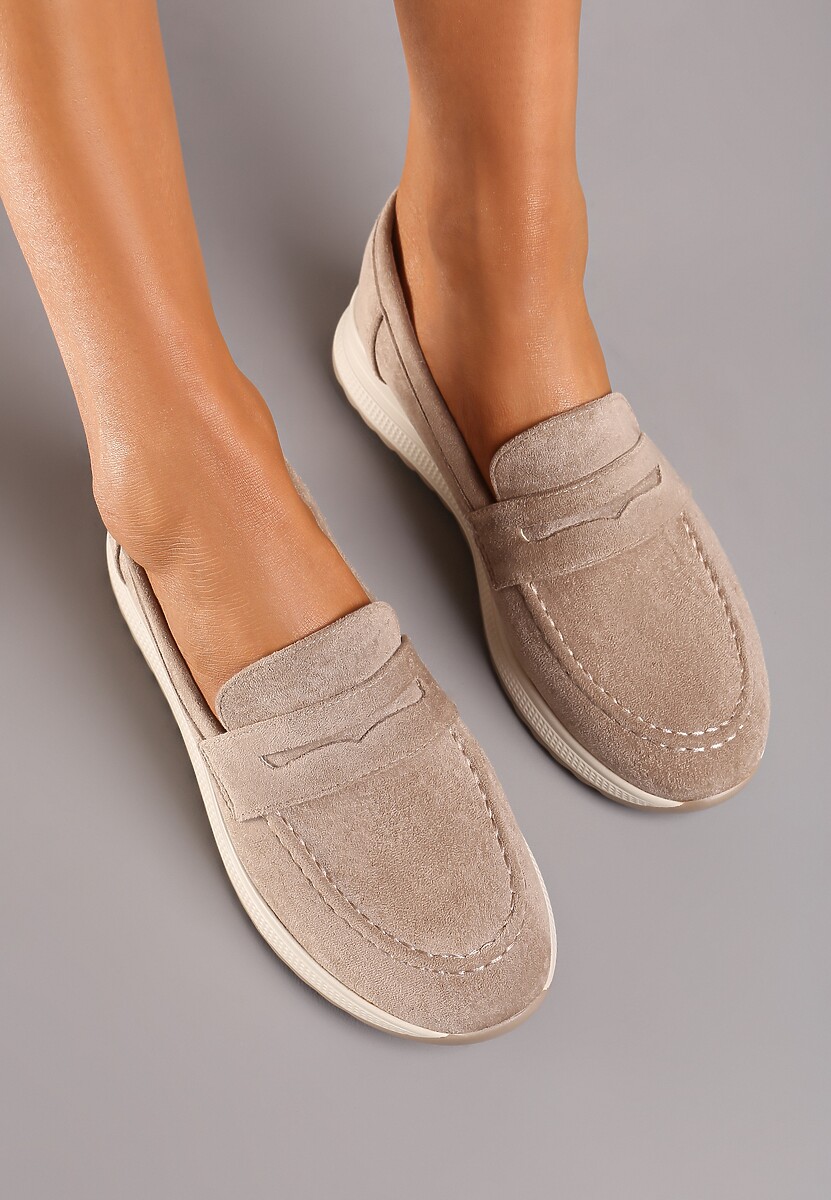 Mocasini Teralee Bej 3