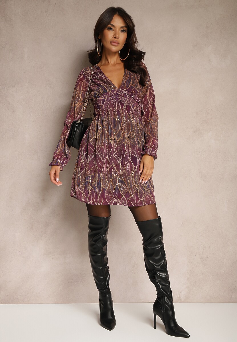 Rochie Evadira Mov 2